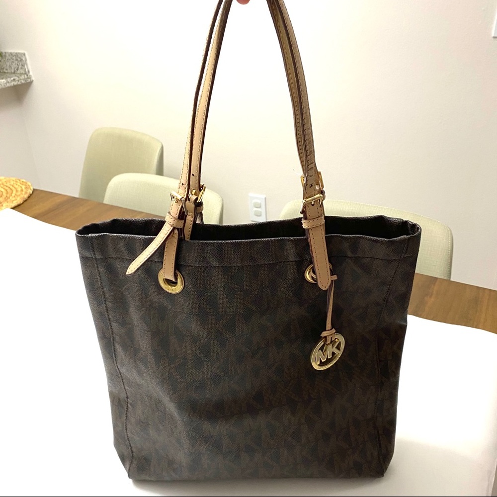 Michael Kors | Brown leather signature purse - Picture 6 of 6